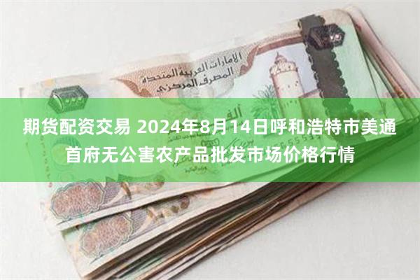 期货配资交易 2024年8月14日呼和浩特市美通首府无公害农产品批发市场价格行情