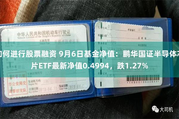 如何进行股票融资 9月6日基金净值：鹏华国证半导体芯片ETF最新净值0.4994，跌1.27%