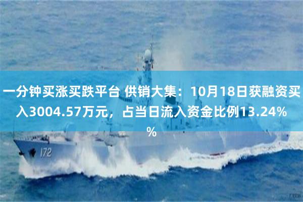 一分钟买涨买跌平台 供销大集：10月18日获融资买入3004.57万元，占当日流入资金比例13.24%