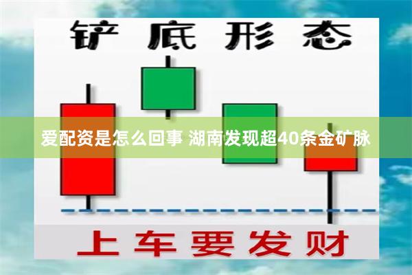 爱配资是怎么回事 湖南发现超40条金矿脉